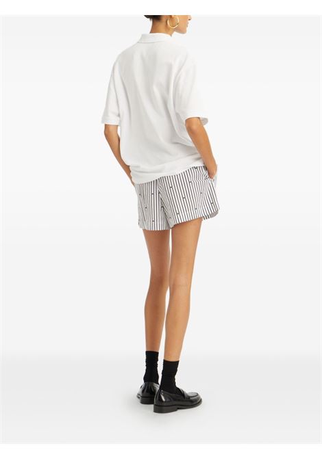 White striped shorts Rotate Sunday - women ROTATE SUNDAY | 1143960001000